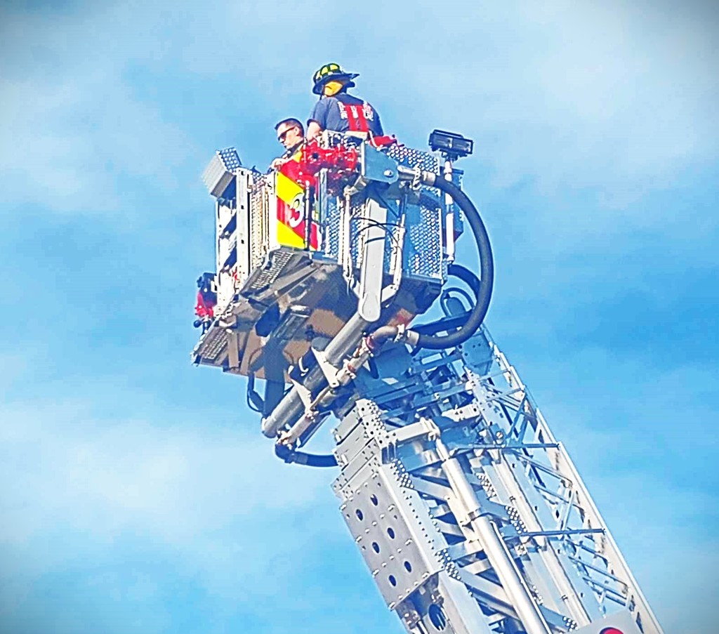 Close up of the platform of Tower 3