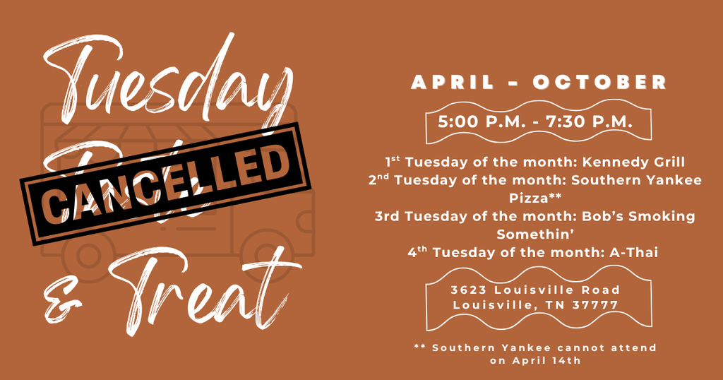 Taste & treat cancelled