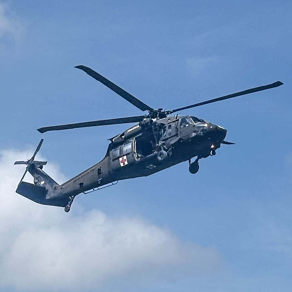 Medivac helicopter