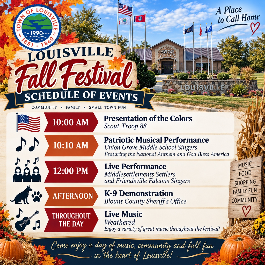 Fall Festival Schedule of Events