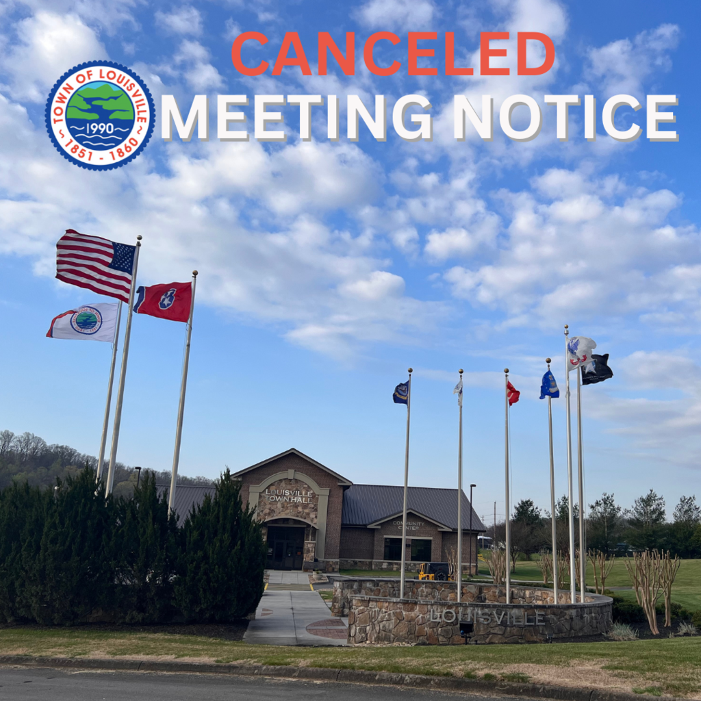 Cancelled Meeting Notice