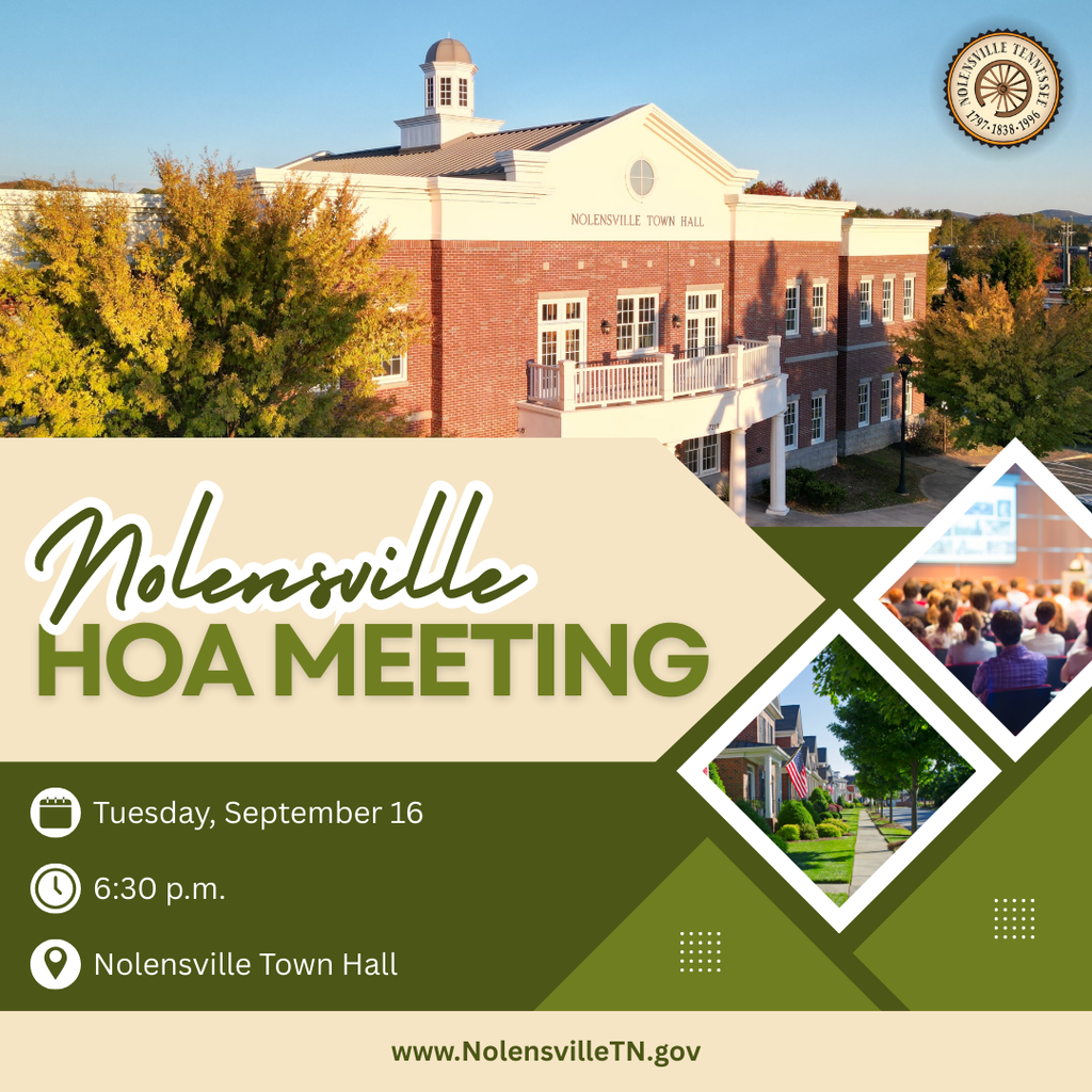 HOA Meeting - Tuesday, September 16