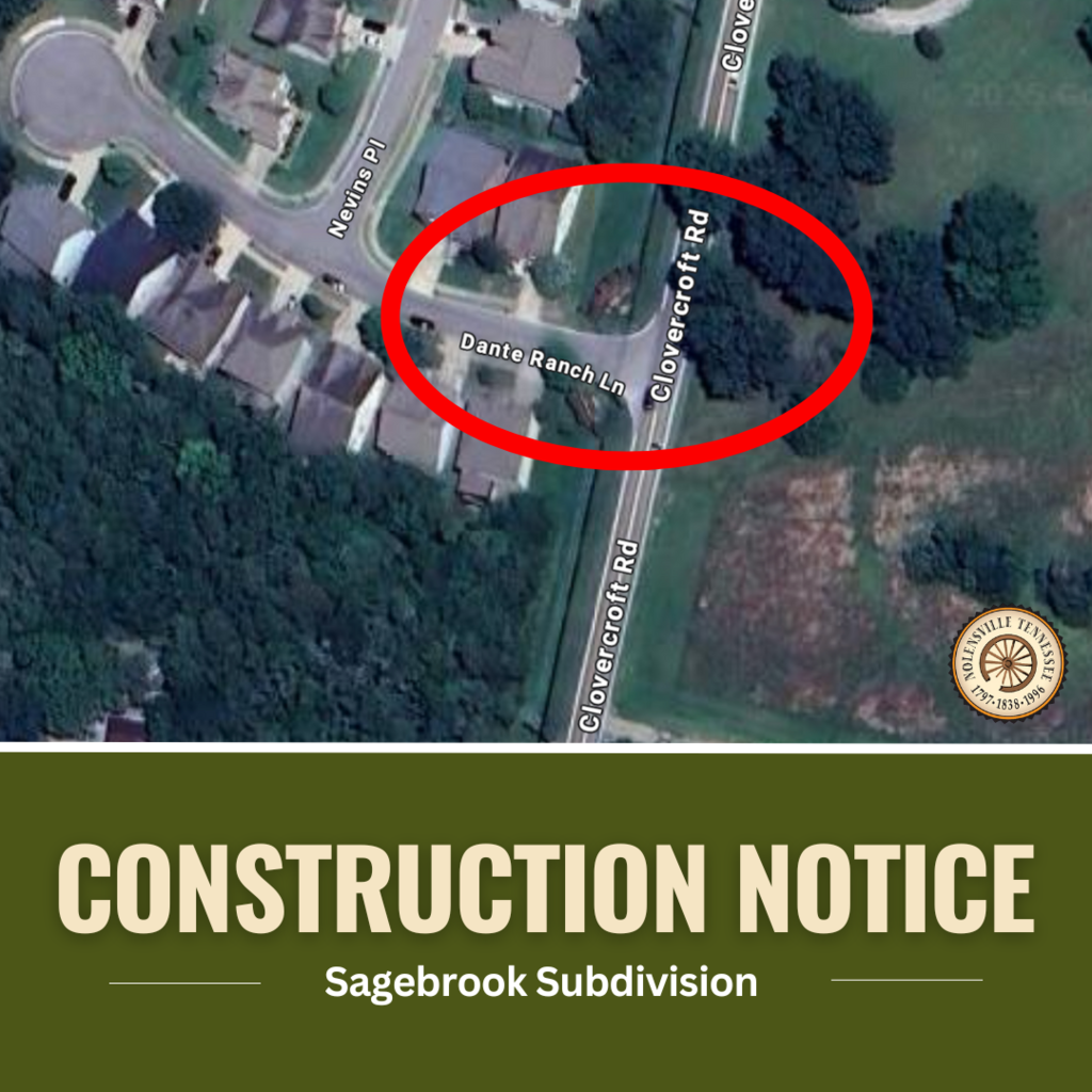 Construction Notice_Sagebrook Subdivision 