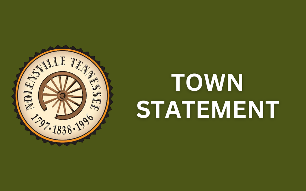 Town of Nolensville Statement Regarding Impact Fee Litigation