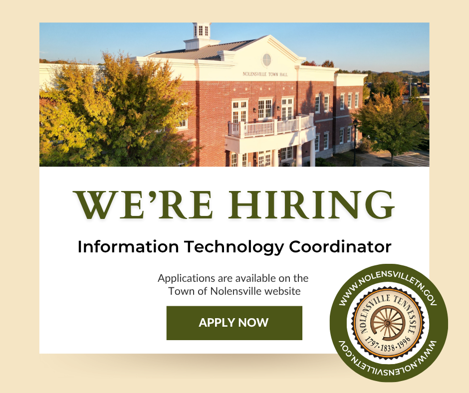 We're Hiring_Information Technology Coordinator