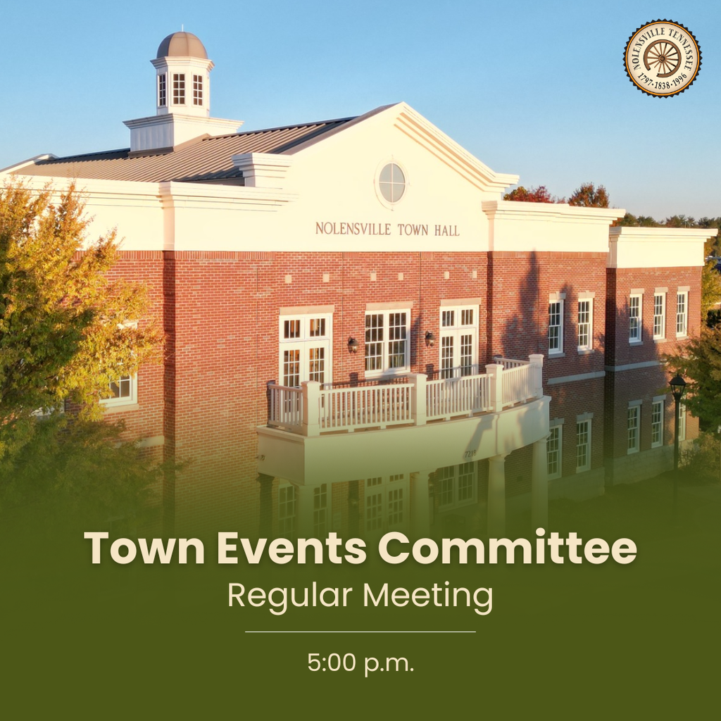Town Events Advisory Committee Meeting