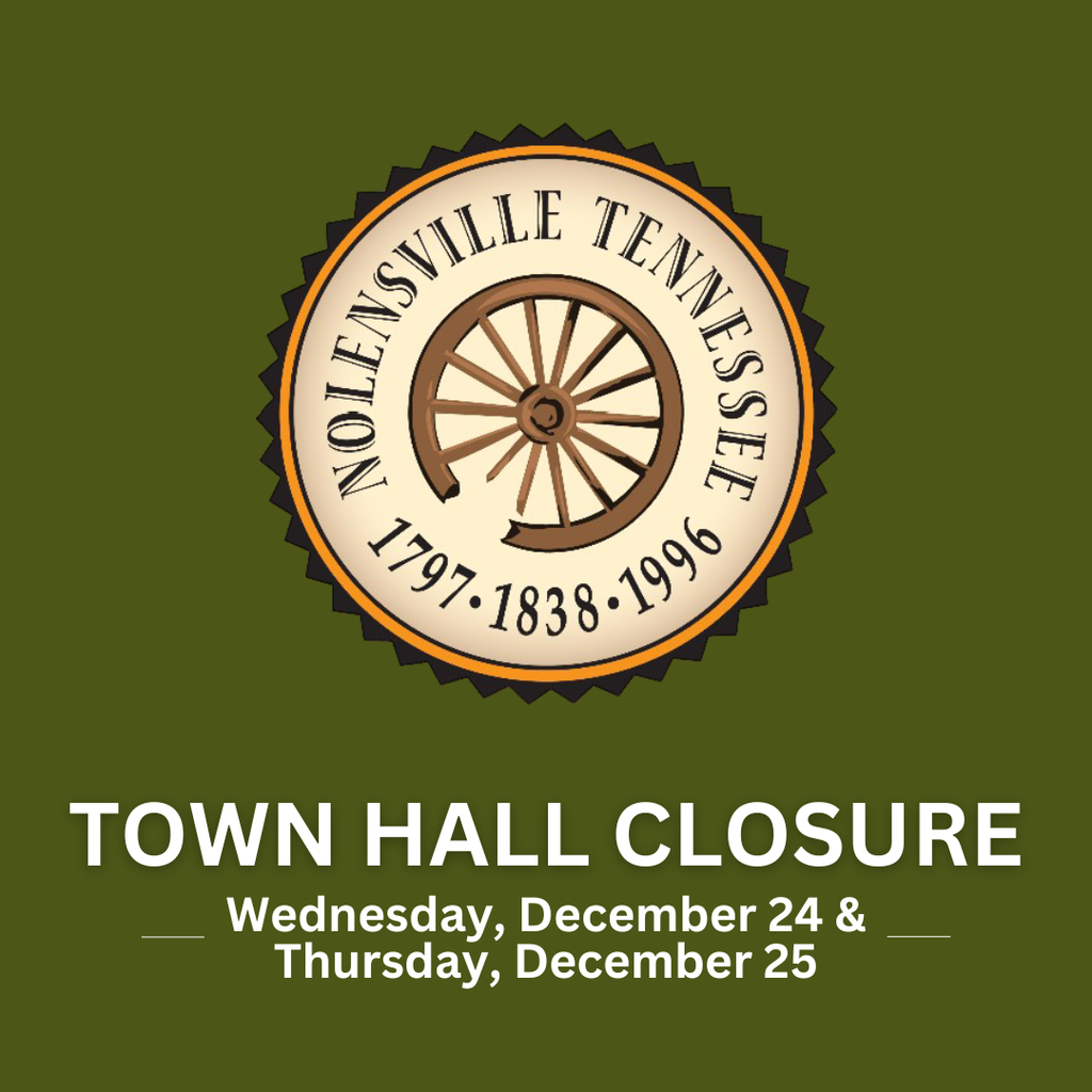 Town Hall Closure for Christmas Holiday 