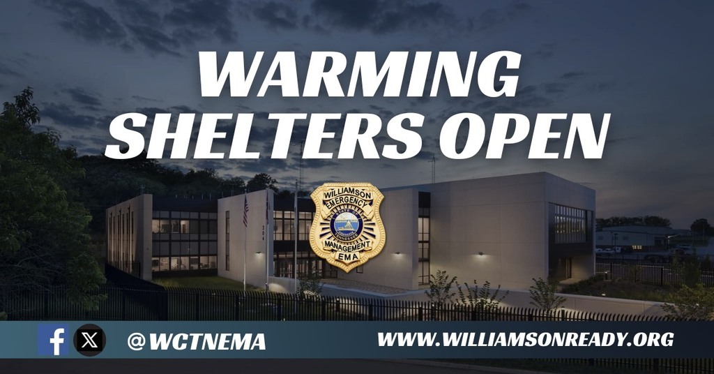 Williamson County EMA - Warming Shelters Open