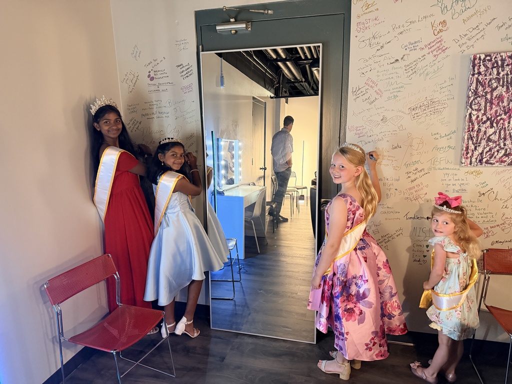 Buttercup Festival Queens visit WKRN for interview