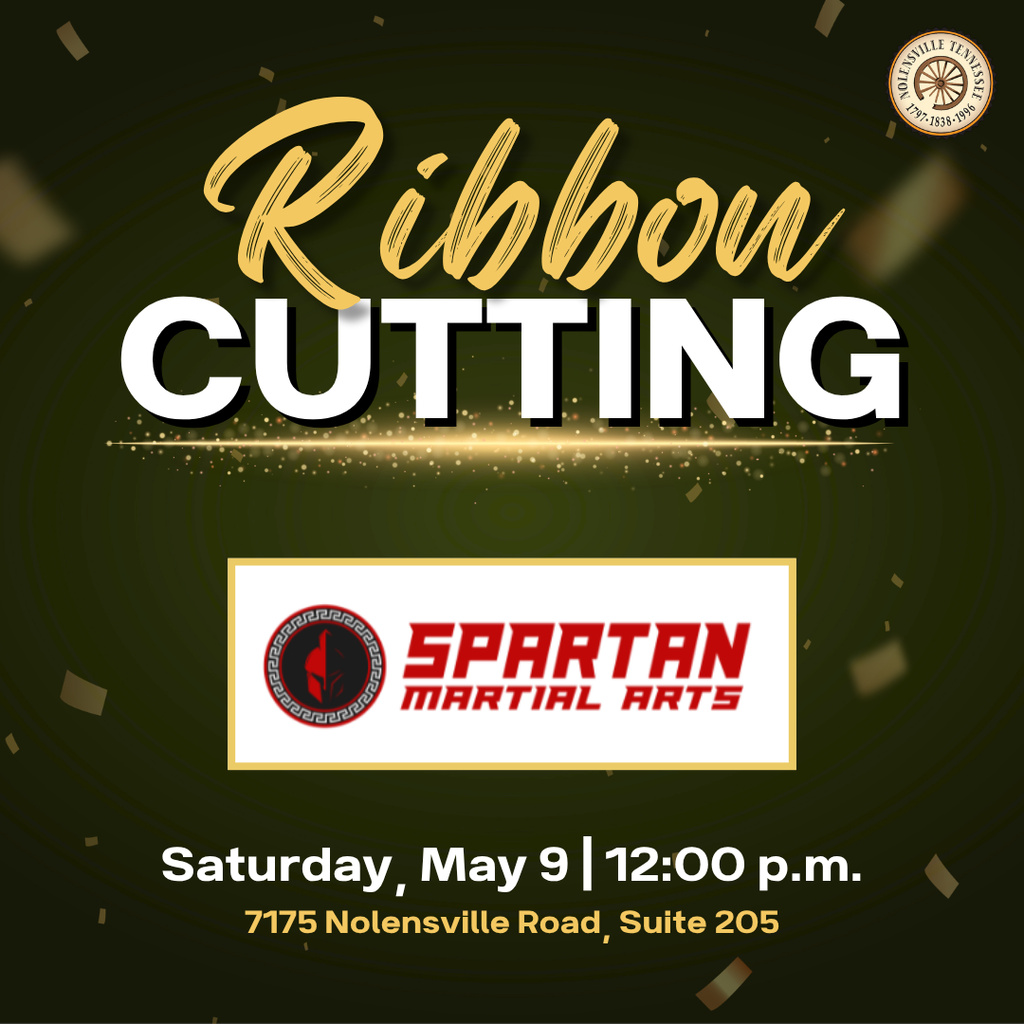 Ribbon cutting of Spartan Martial Arts