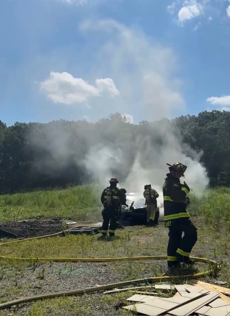 Nolensville Fire & Rescue conducted a vehicle fire simulation this week to sharpen the skills firefighters use during emergencies.