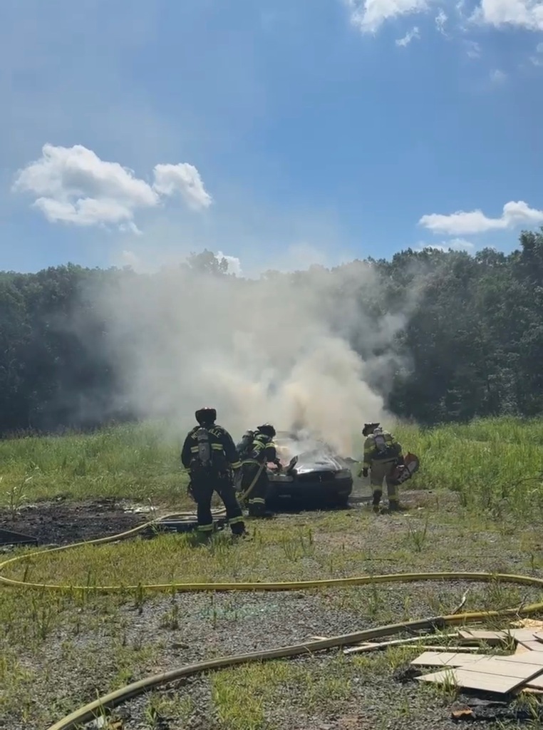 Nolensville Fire & Rescue conducted a vehicle fire simulation this week to sharpen the skills firefighters use during emergencies.
