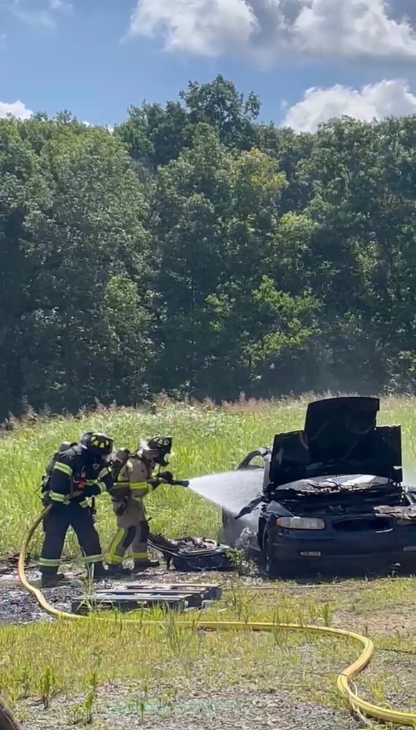 Nolensville Fire & Rescue conducted a vehicle fire simulation this week to sharpen the skills firefighters use during emergencies.