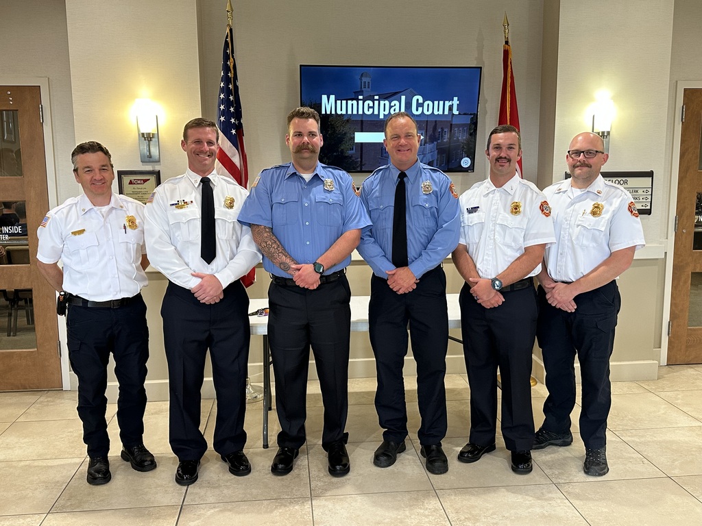 Nolensville Fire and Rescue members pinning ceremony