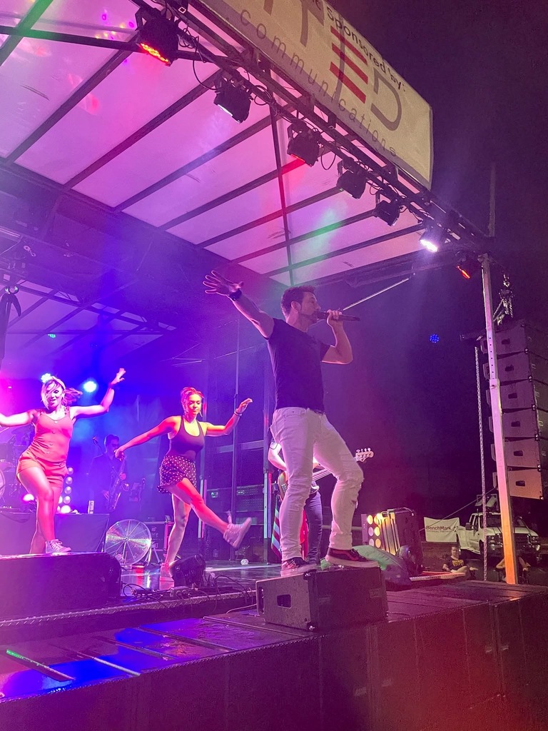 Band performing at Star Spangled Celebration