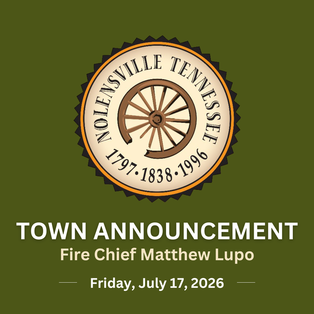 Town Announcement, Fire Chief Matthew Lupo, Friday, July 17, 2026
