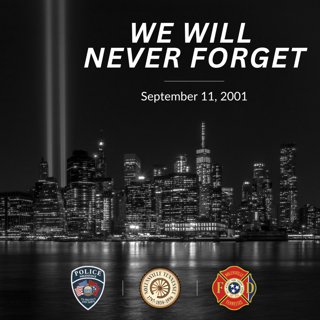 We will never forget. September 11, 2001