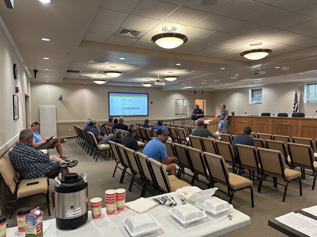 Contractors and industry professionals attended the Town of Nolensville's Coffee with Codes meeting.