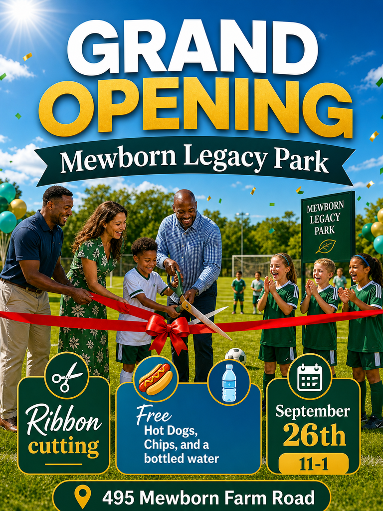 Grand Opening 495 Mewborn Farm September 26 Ribbon Cutting Free Hot Dogs, Chips, Bottled Water 