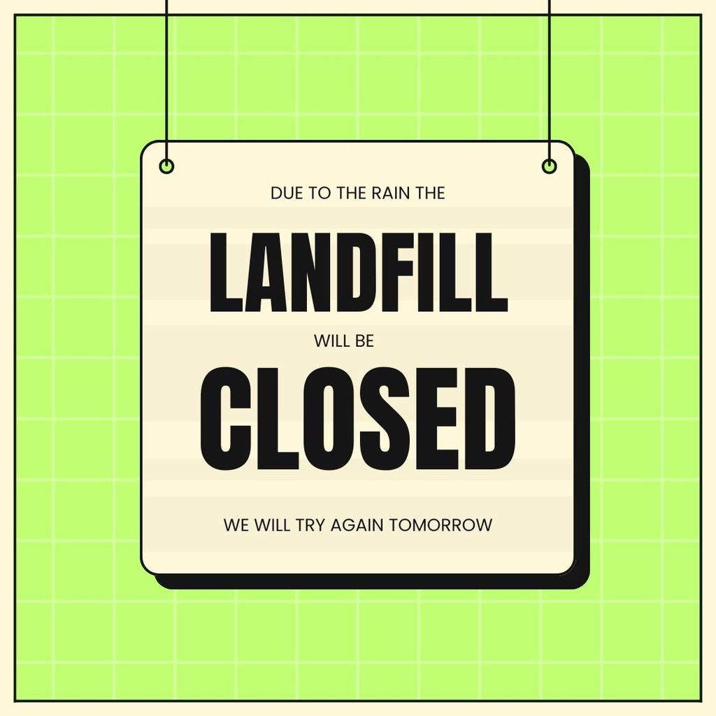 landfill closed