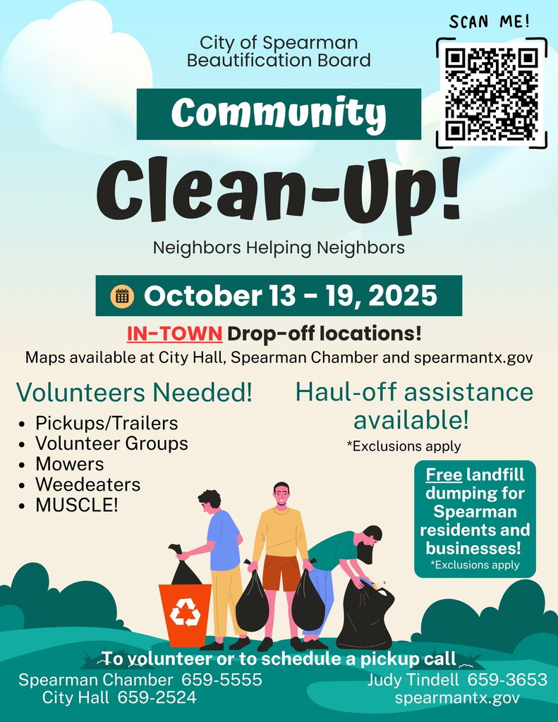 Spearman Cleanup Week Flyer