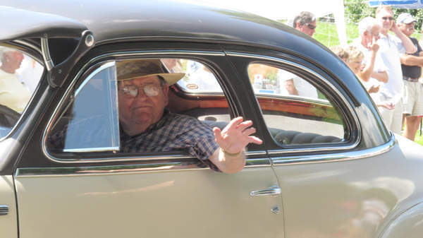 Man in Old Car