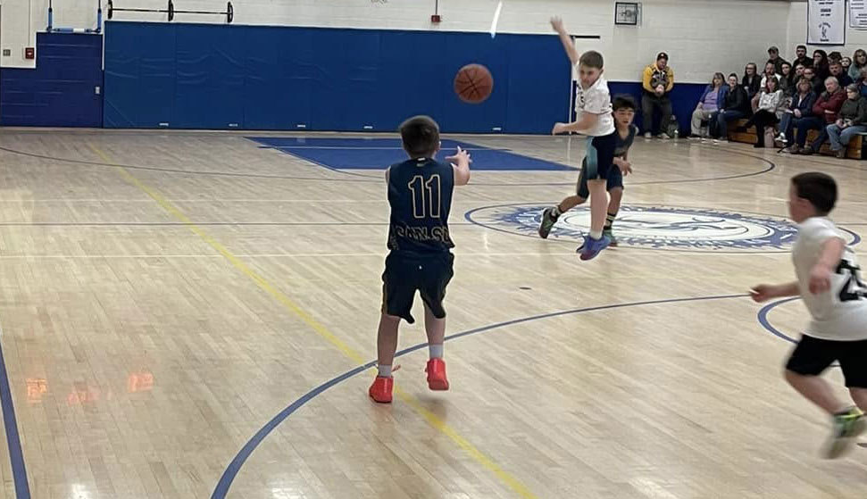 Kids Playing Basketball