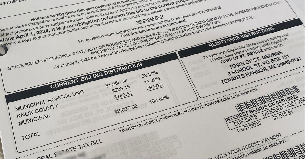 Tax Bill Sample