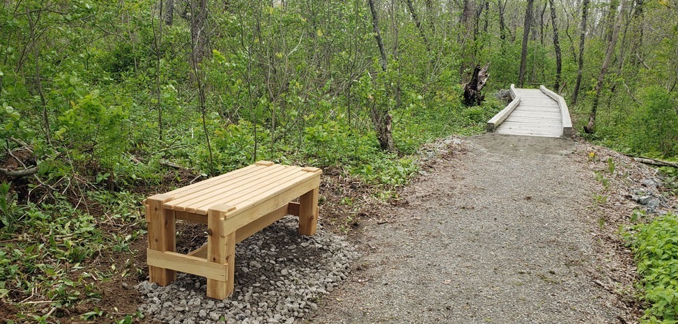 Picnic Table on Trail