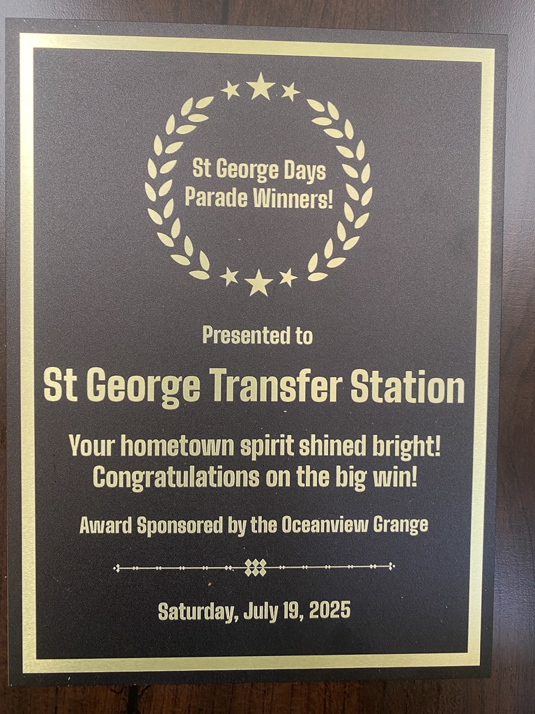 Transfer Station Parade Award