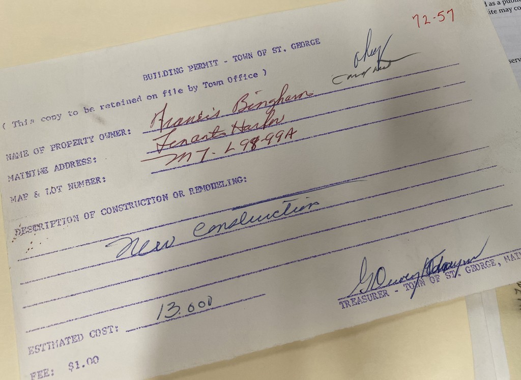 Last Scanned Building Permit