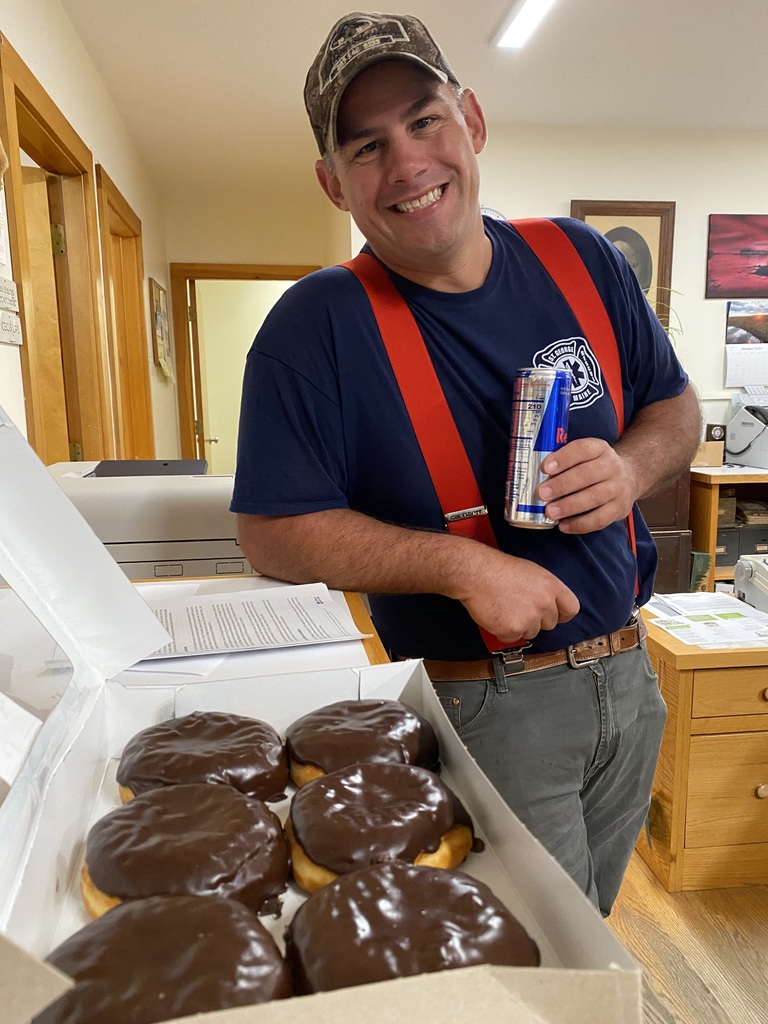 Ryan Cline and donuts