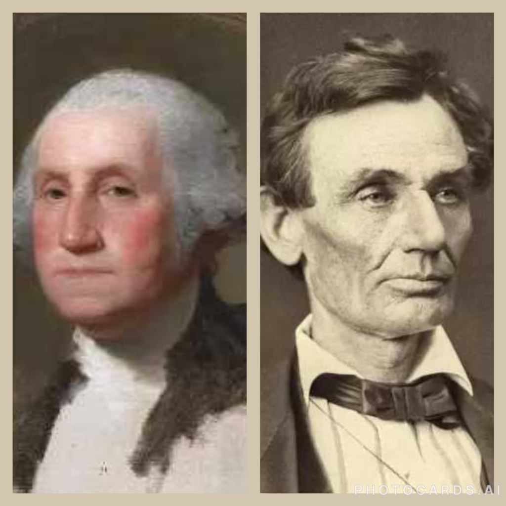 Washington and Lincoln