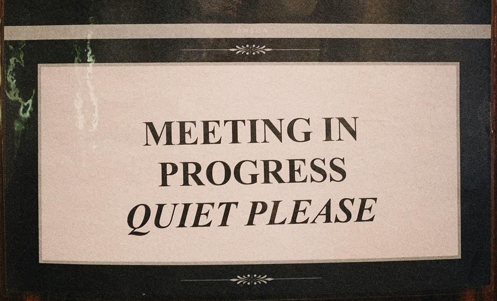Meeting Sign