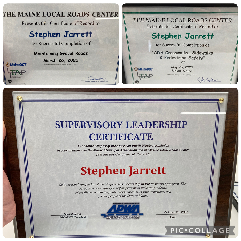 Steve Jarrett Certificates