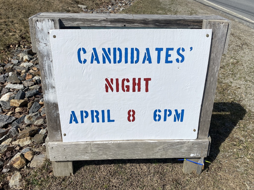 Candidates' Night Sign