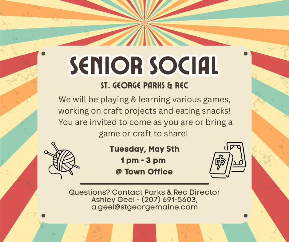 Senior Social Poster