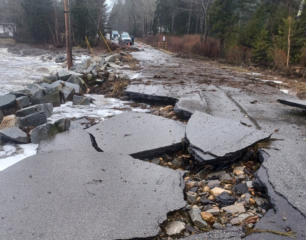 Broken road