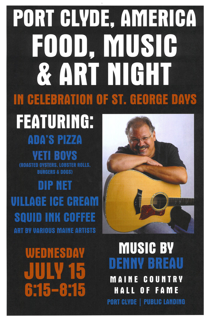 Denny Breau concert poster