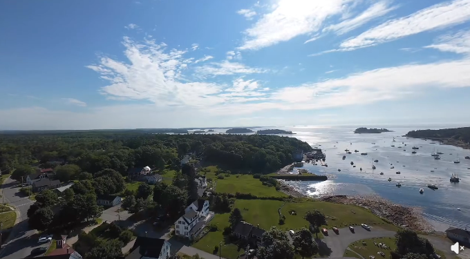 Arial Photo of Tenants Harbor