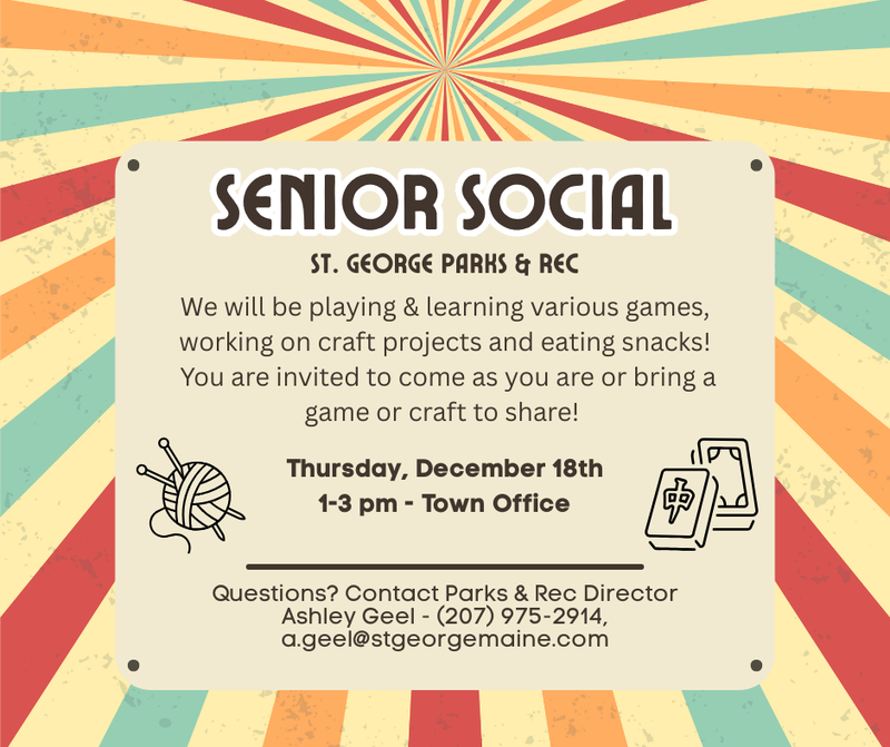 Senior Social Poster