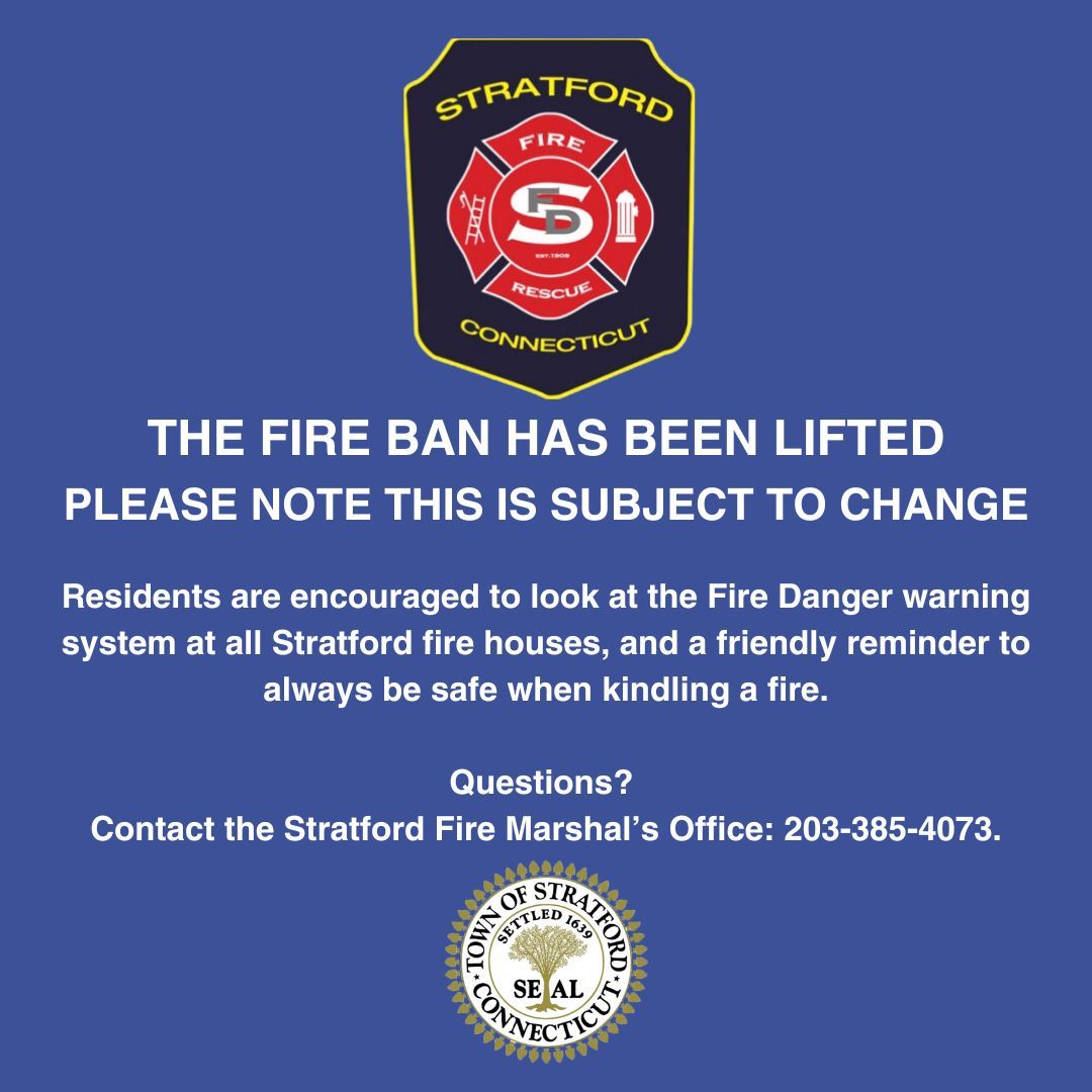 The Fire Ban Has Been Lifted - Please note this is subject to