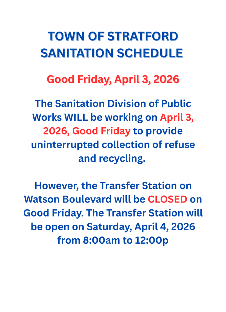Sanitation Schedule