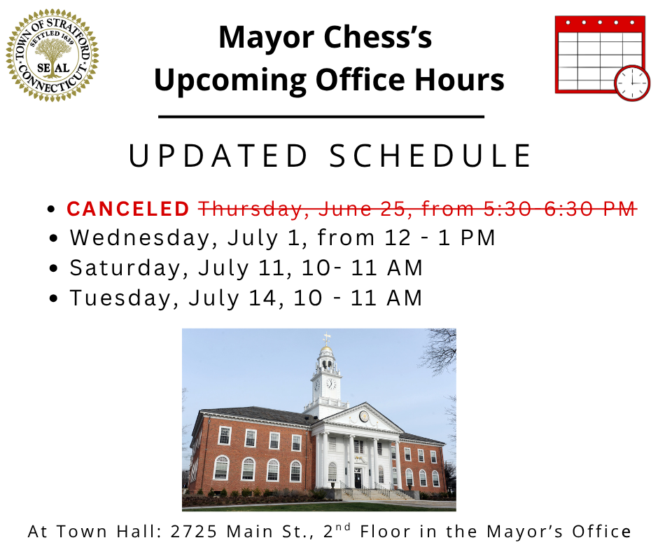 Mayor's Office Hours Updating