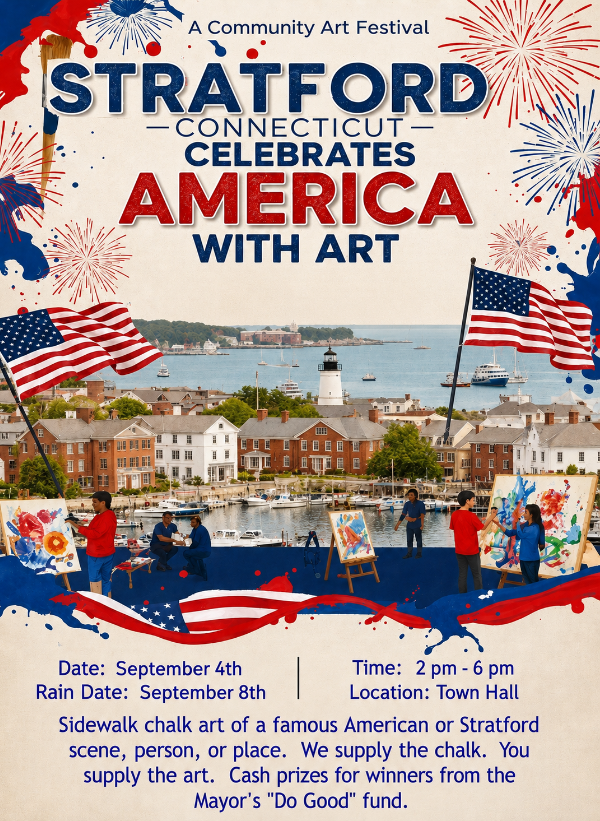 Stratford Connecticut Celebrates America with Art