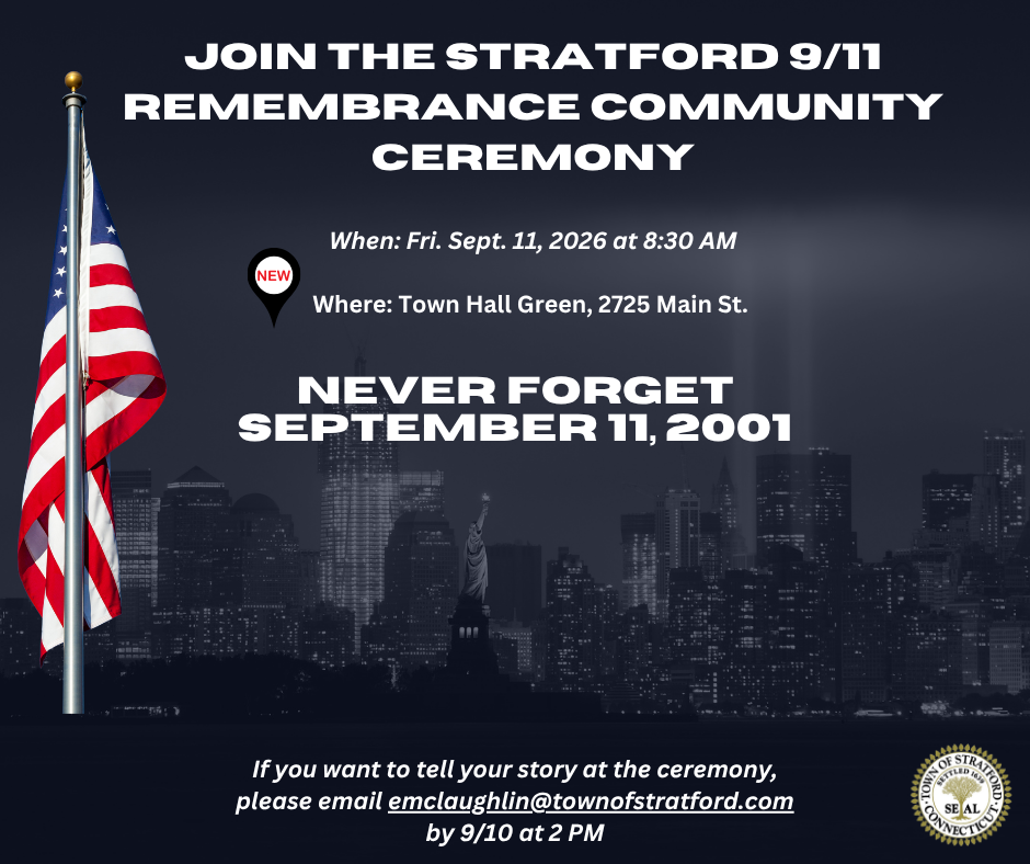 Stratford 9/11 Remembrance Community Ceremony