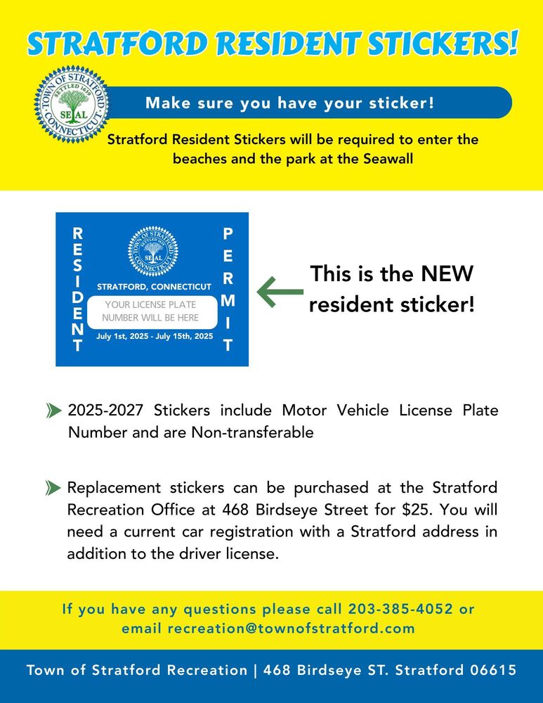 2025-2027 Beach Stickers