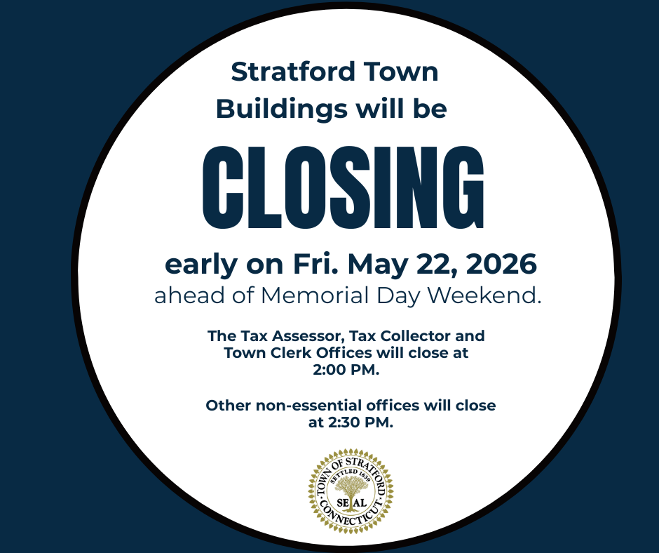 Town Hall Buildings Closing Early on Friday, May 22, 2026