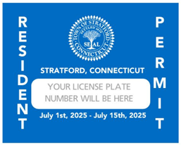 Blue Resident Sticker