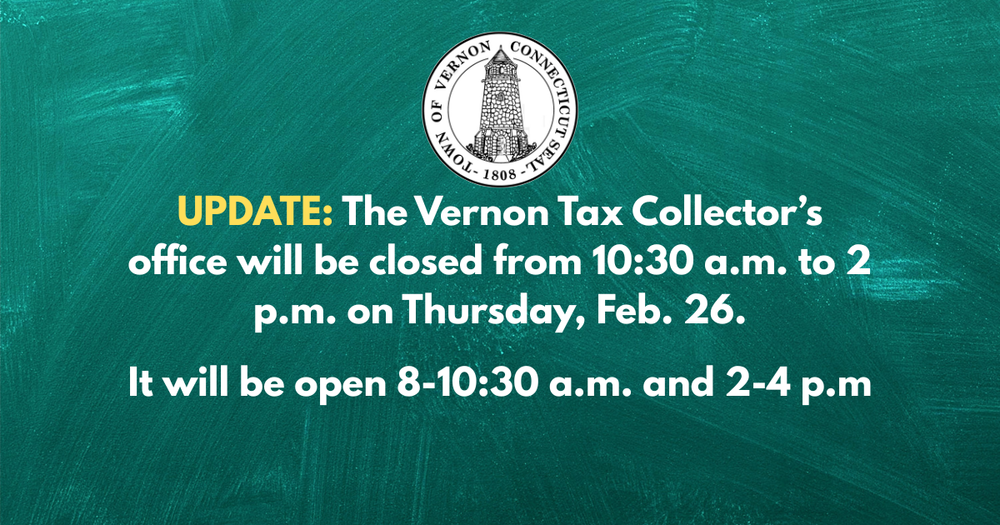 Tax collector closed part of the day Thursday